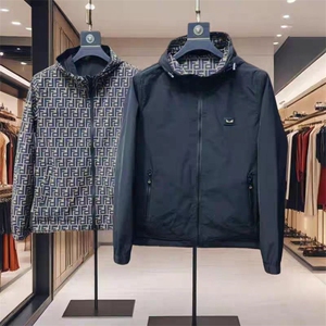 (网图)双面穿轻奢棉服休闲时尚连帽外套潮牌  313B-5632棉衣-P120图片