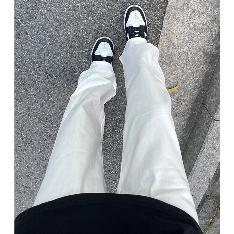 网图cleanfit弹力纯色修身直筒牛仔裤修身窄版直筒裤显瘦,男装牛仔裤,星座310A-4