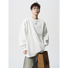 白色【螺纹袖口】