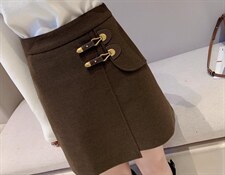 冬款呢料短裙，其它，秀禾