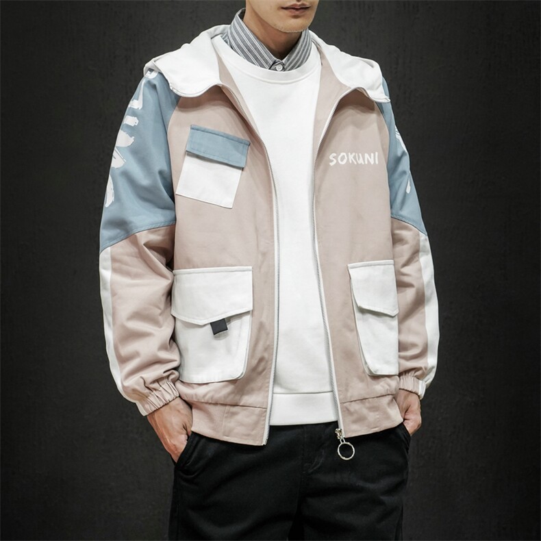 春秋工装夹克男士2021新款韩版宽松休闲机能复古外套DS936T,男装夹克,电商A102