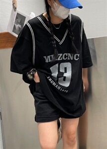 夏季新款韩版 大版休闲T图片