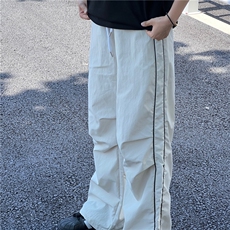 条纹速干冲锋裤男夏季拼接休闲裤工装裤直筒速干长裤K23，男装休闲裤，星座1116A-1（原606A）