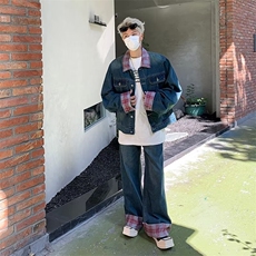 秋季新款美式复古夹克水洗外套JK5521P60裤C1109价格50，男装夹克，星座1116-2