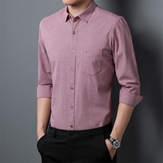 BJ22327钱塘2020-2中青年男士春秋百搭时尚休闲帅气长袖衬衫P70，男装衬衫，钱塘207-2