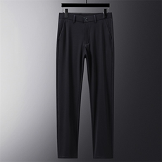 高端西裤男士薄款透气抗皱商务休闲长裤子夏季宽松直筒垂感，男装西裤，电商B212（原钱塘6029）