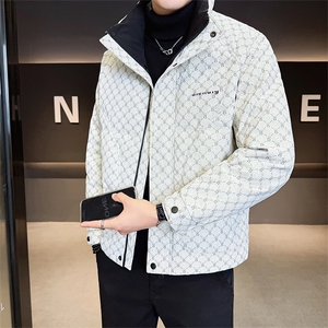标50绒店主风2025新款男士印花立领羽绒服9819-P215(控券后298)图片