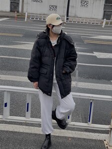 韩版收腰版羽绒服,女装羽绒服,玩美