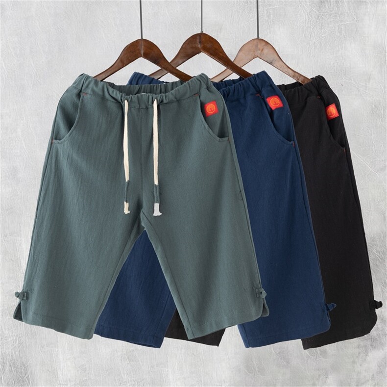 2022夏季新款男士休闲风休闲裤男裤子七分裤，男装休闲裤，星座1115-1