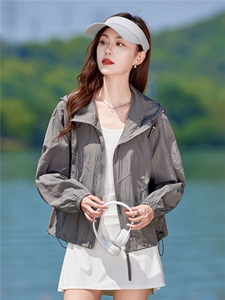 现货2026春夏秋夏季时尚休闲宽松型透气薄款女士短外套图片