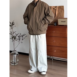 潮流时尚流行新款慵懒气质原宿原版面料做工双层高质量夹克ins图片
