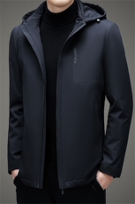 BAMJ-8906钱塘2020-2中年男士商务休闲连帽百搭简约羽绒服P255，男装羽绒服，钱塘207-2