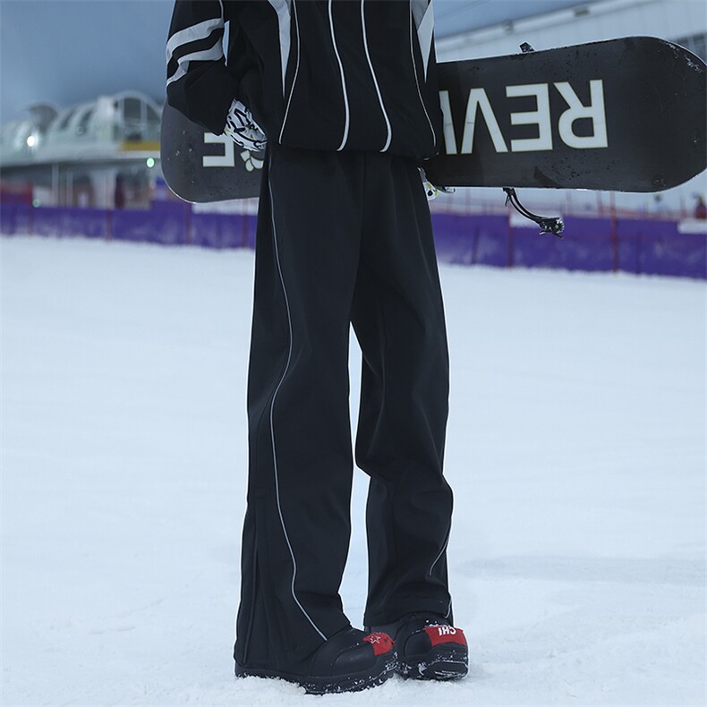 秋冬新款加绒加厚三防滑雪裤XZ604-K122JR-P65控98,男装休闲裤,星座604