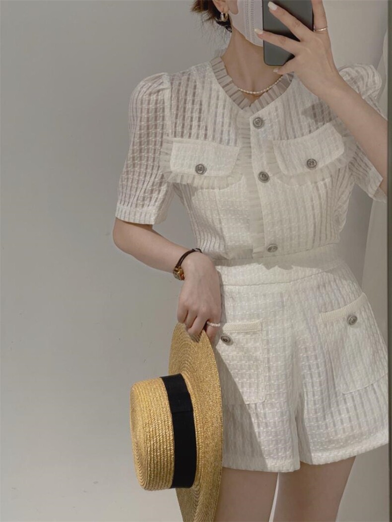 订制工艺面料小香套装，女装职业装，驿谷