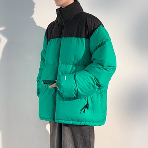 经典北面拼色棉衣 大码M-6XL 得物直播品质 2321特P90图片