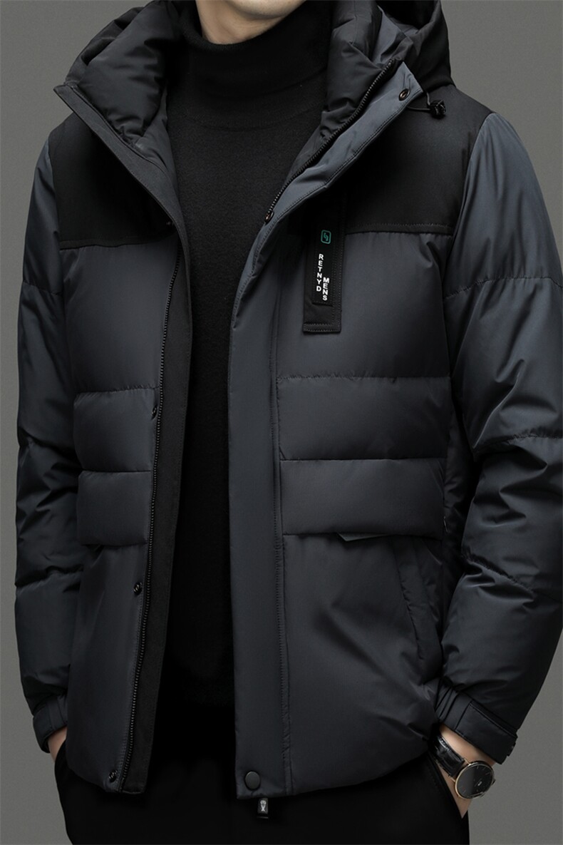 CSYR88217钱塘2020-2冬季新款百搭简约中年男士厚款羽绒服P280,男装羽绒服,钱塘207-2