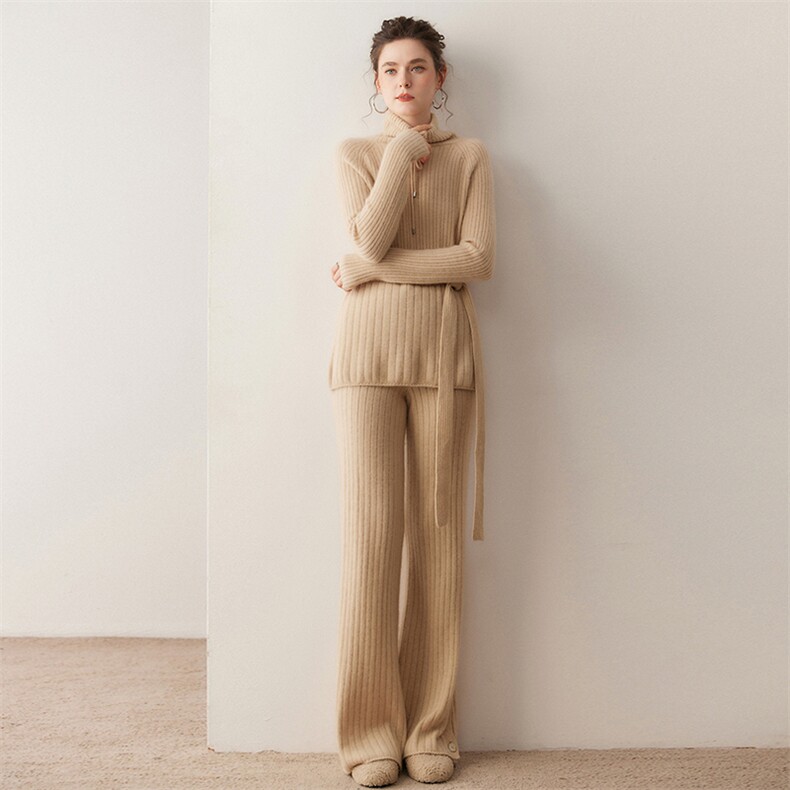 2025年秋季舒适百搭通勤休闲休闲/淑女套装，女装套装/套裙，溪贝羊绒