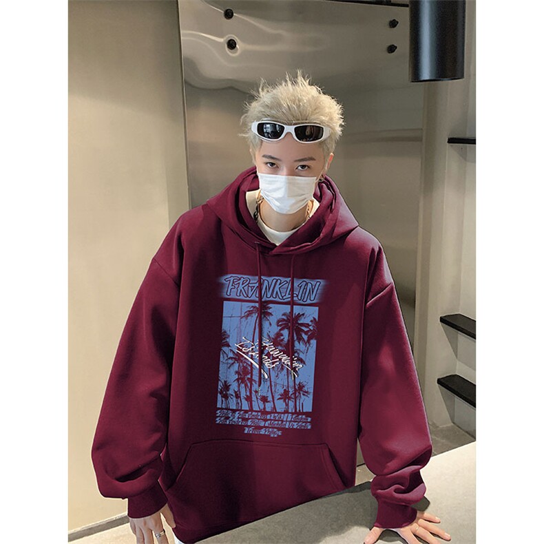 2025秋季男潮流休闲wlcm4089卫衣连帽仿棉特批35控59,男装卫衣,星座605(原A050)