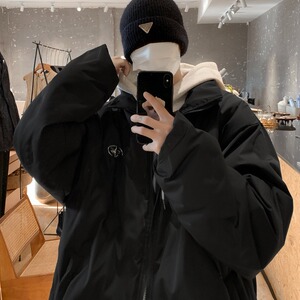 棉服外套男韩版潮流冬季保暖帅气2024新款ins宽松棉衣MF240-P96图片