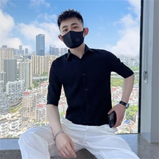 纯色衬衫上衣条纹外套修身T198，男装衬衫，星座1116A-2（原606A-1）