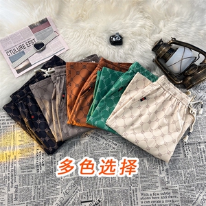 夏季新品满布印花休闲百搭轻薄舒适休闲五分裤   DK280特批17图片