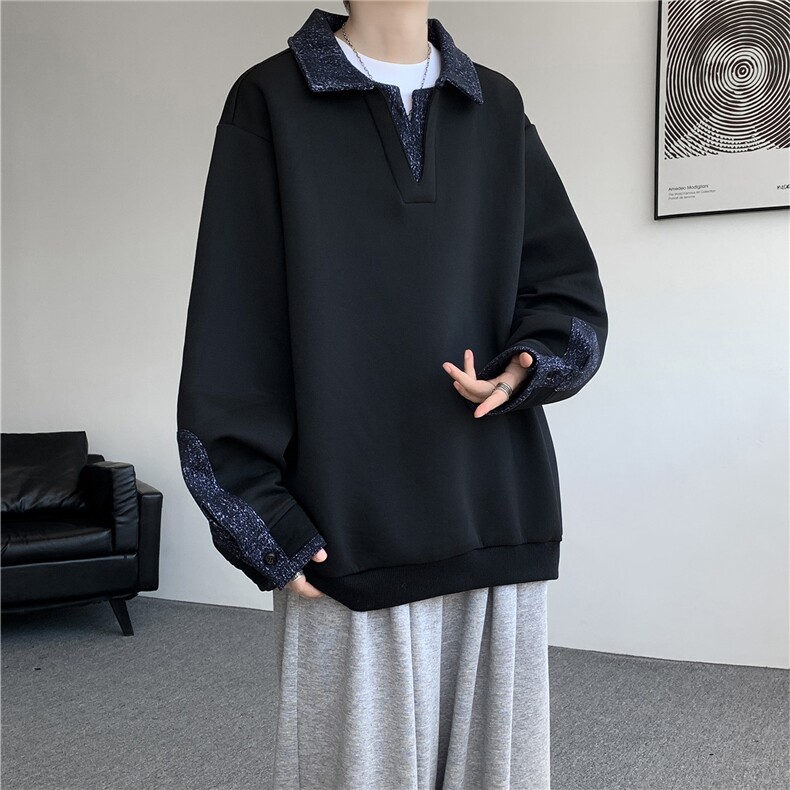 WY10173-特批50加绒P60美式重磅绒感V领卫衣大码撞色上衣外套,女装短外套,电商A059