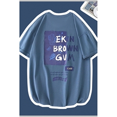 1图案已注册日系休闲情侣大码M-5XL短袖T恤男挂拍7006特P18控39，男装T恤，星座226-2