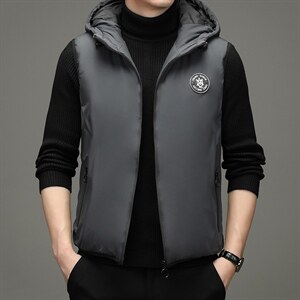 马甲男冬季外套外穿坎肩立领无袖男士棉服马夹秋冬背心ZG2820-P90,男装棉衣,电商B212（原钱塘6029）