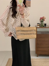 现货，波点上衣，其它，潮溢