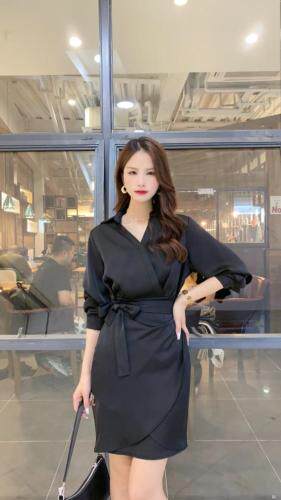 现货、秋装连衣裙，女装连衣裙，茜娅图seattle