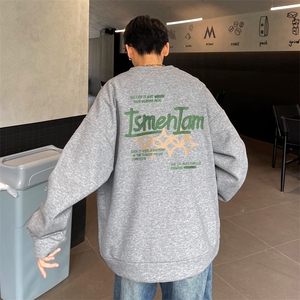 华夫格！华夫格上衣男圆领华夫格卫衣男大码长袖t恤男HY224-特P23图片