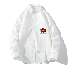 CS15257-P38长袖衬衫男士大码宽松衬衣男寸衫砖墙，男装衬衫，电商A040A