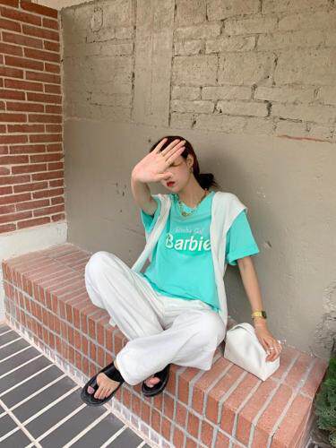 棉T，女装，巴黎之夜