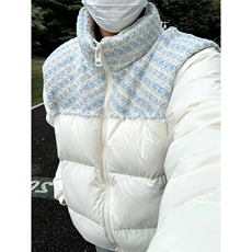 美式小香风拼接棉服男女冬季加厚面包服情侣棉衣外套WL80166-P80，男装棉衣，星座1008