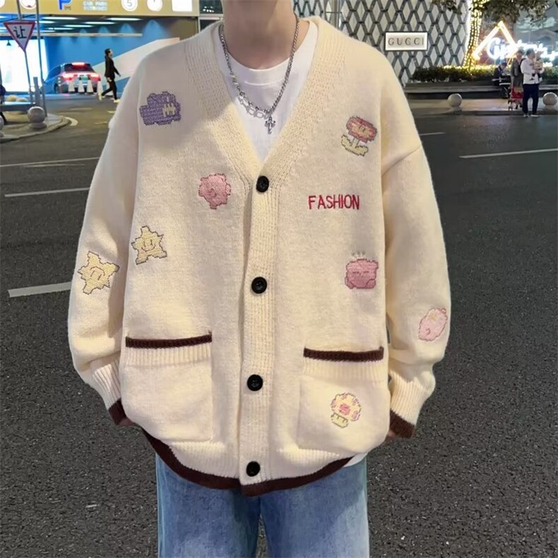 美式毛衣男慵懒风休闲针织衫M317P50,男装针织衫/毛衣,星座1116-2