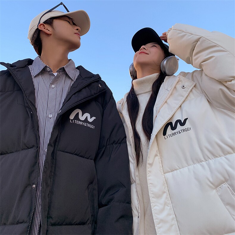 新款棉衣男女棉服连帽冬装棉袄面包服加厚外套3356-P65控98,男装棉衣,星座207