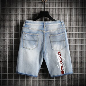 XZ103A-D026-P38-限价58砖墙日系大码破洞牛仔肥仔,男装牛仔裤,星座103A