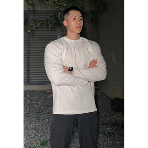 抖音得物品质美式高街重磅曼巴棉结构硬阔boxy版潮牌卫衣长袖T恤图片