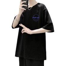夏季短袖t恤男港风潮流时尚笑脸t恤A210-A8307-P25，男装T恤，星座210-3