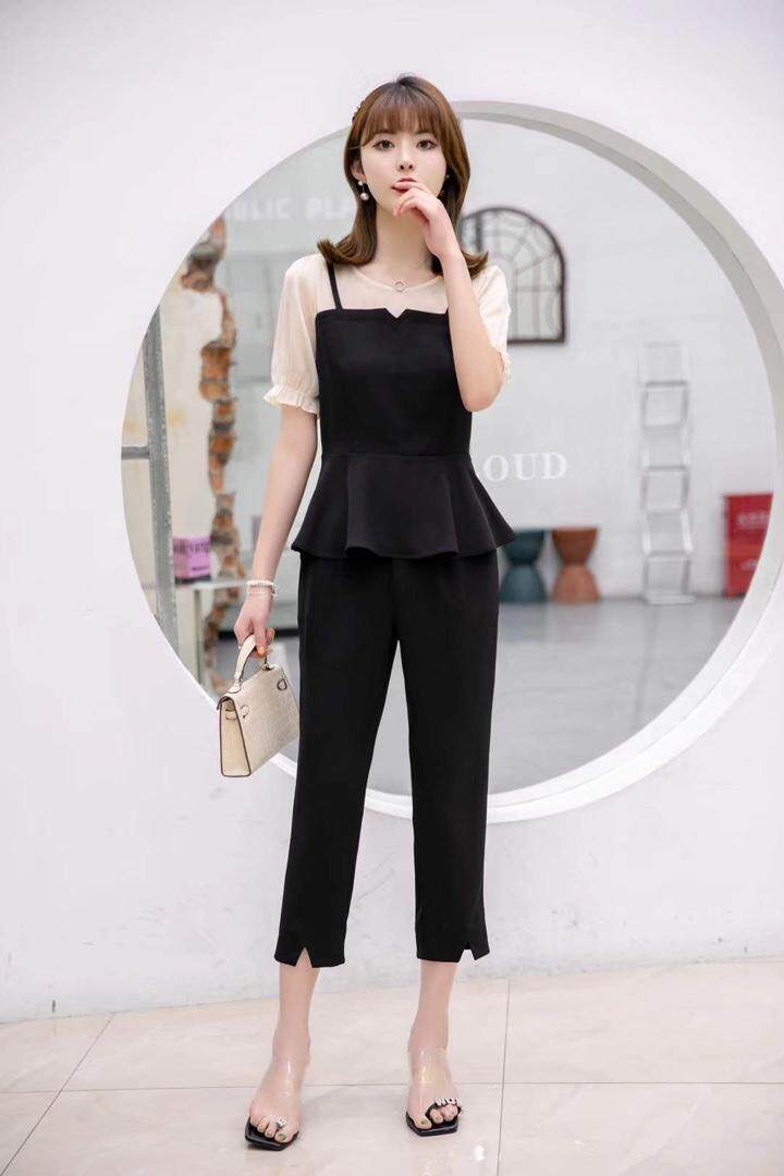 【现货】夏季新款韩版套装，女装职业装，裳之恋语