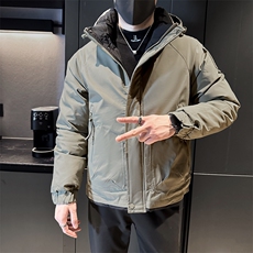 店主大棉衣冬季棉袄男社会小伙版型工装外套袄子8689-P138控178，男装棉衣，电商D327