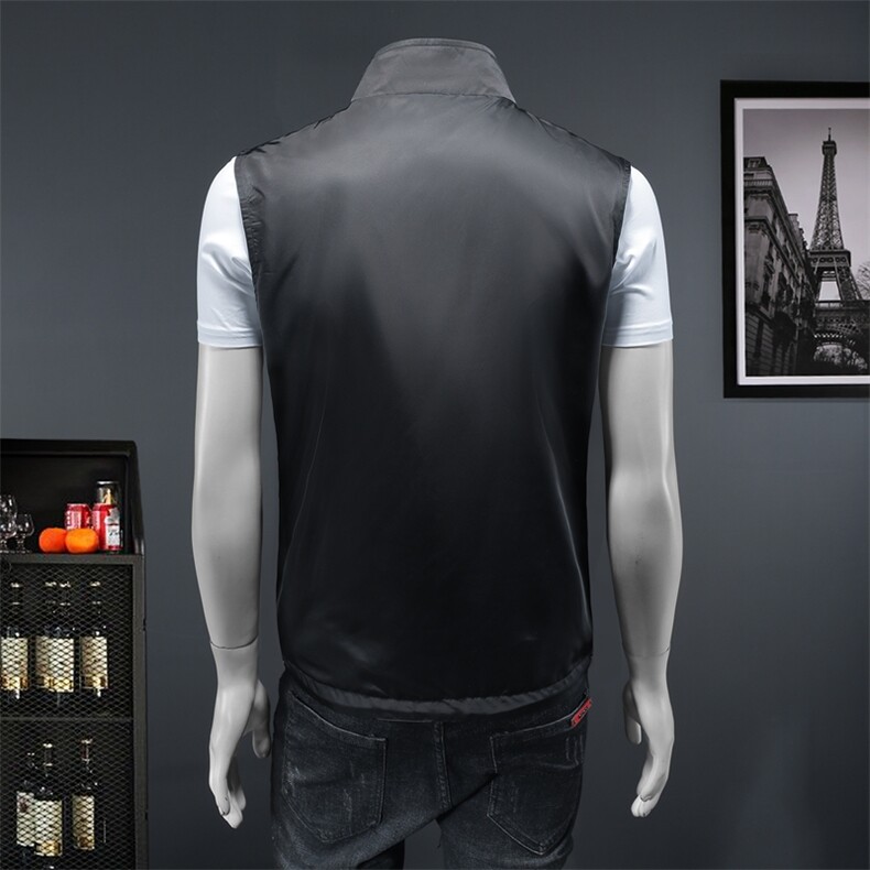 2025春装男士两面穿马甲背心M-5XL9009-P140(假模图）,男装背心/马甲,钱塘6026