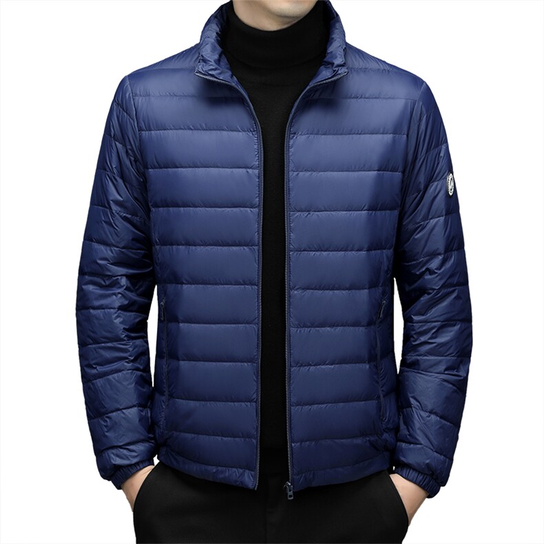 CR2250主推锦纶面料90鸭绒男士精品羽绒服简约常规基础款跑量,男装羽绒服,钱塘207-2