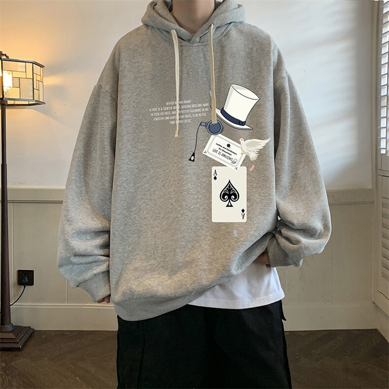 8XL连帽卫衣男大码胖子帽衫大号运动服WY2373-P35图片
