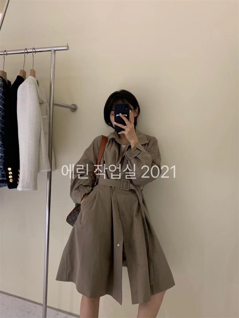 韩系风衣，女装风衣，AF/初沫