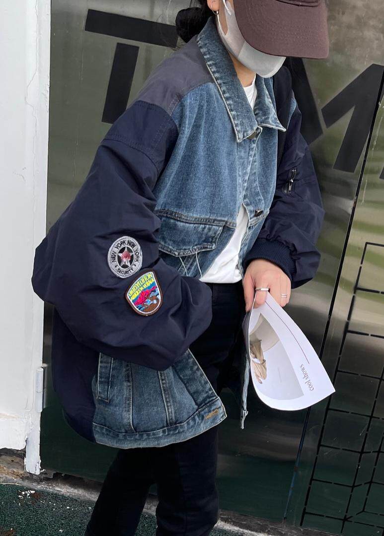 秋季新款休闲牛仔拼接外套，其它，JIAN.Z 简.站