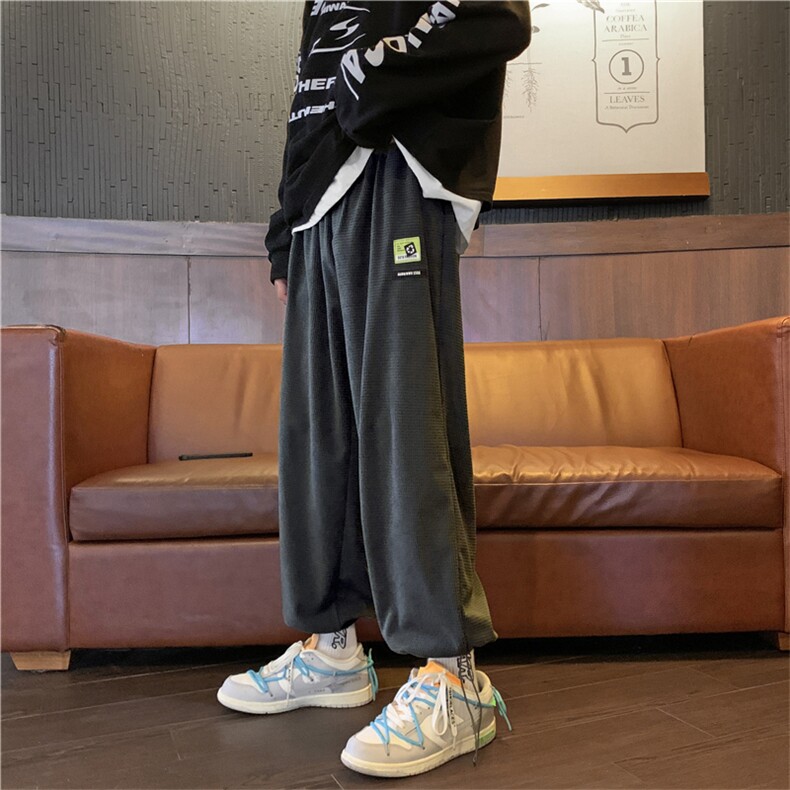 A161-2-G3012-P35灯芯绒宽松休闲裤,男装休闲裤,电商A161-2