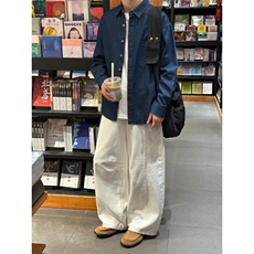 长袖牛仔衬衫GC28-P48控78成分51.3%棉11.4%聚酯纤维37.3%粘纤，男装衬衫，星座1302