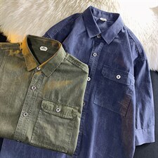 2022大码时尚夏季纯色短袖衬衫男青年S908P55限78，男装衬衫，电商A089-1