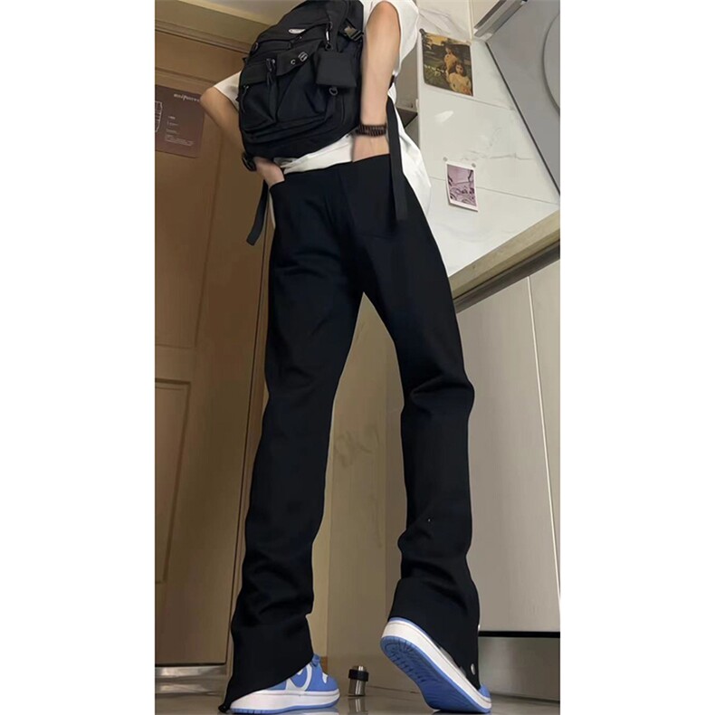 美式高街ins小众拉链hiphop排扣破洞休闲牛仔裤货号K642P60控78,男装牛仔裤,电商A063